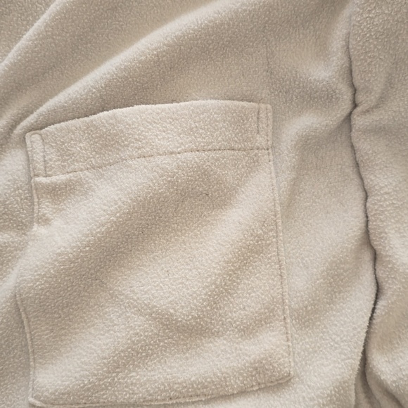 Laundromat Striped Hooded Jacket with Blue and Brown Tones 100% Wool Heavy Knit - Picture 16 of 16